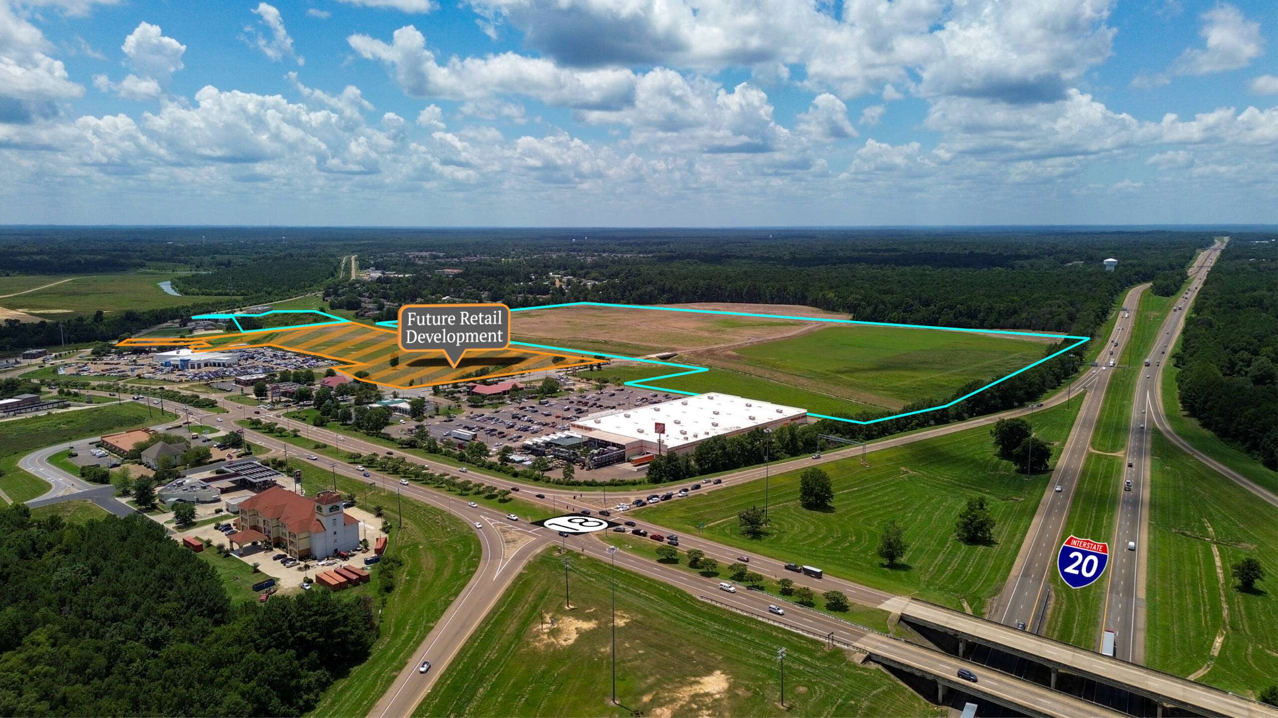Commercial Land Marketing in Brandon, Mississippi